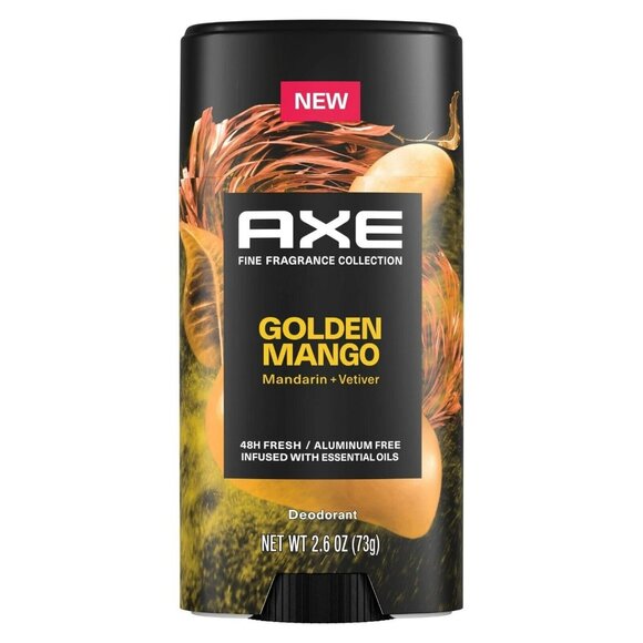 Axe Fine Fragrance Collection Men's Deodorant Stick, Golden Mango, 2.6 o… - Picture 3 of 4